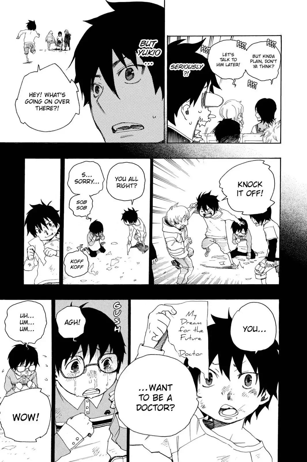 Ao no Exorcist Chapter 2 page 10 - Chapter 2: Big Brother, Little Brother