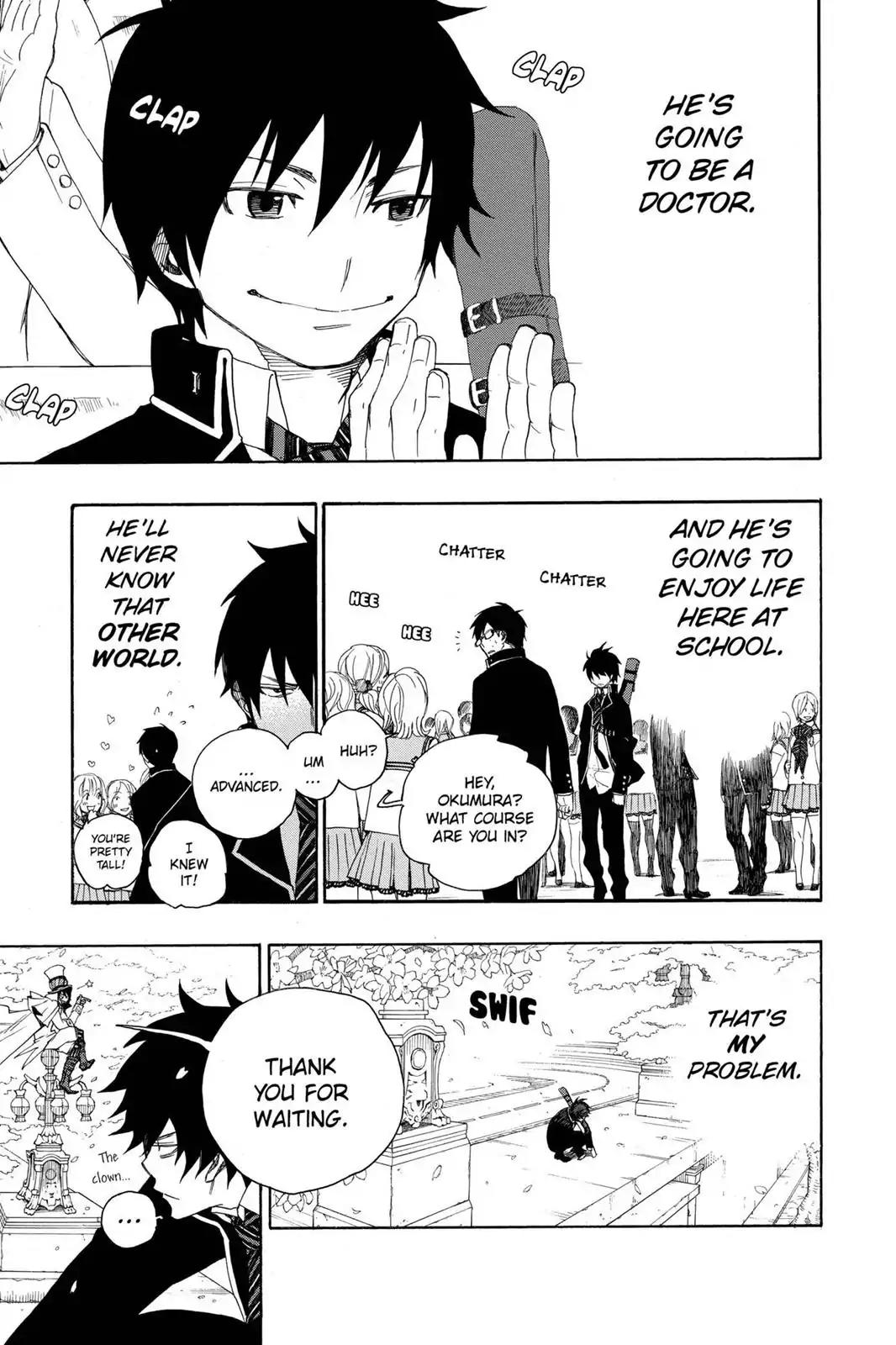 Ao no Exorcist Chapter 2 page 12 - Chapter 2: Big Brother, Little Brother