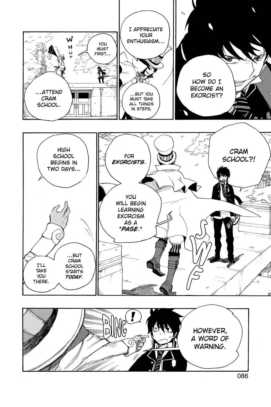 Ao no Exorcist Chapter 2 page 13 - Chapter 2: Big Brother, Little Brother