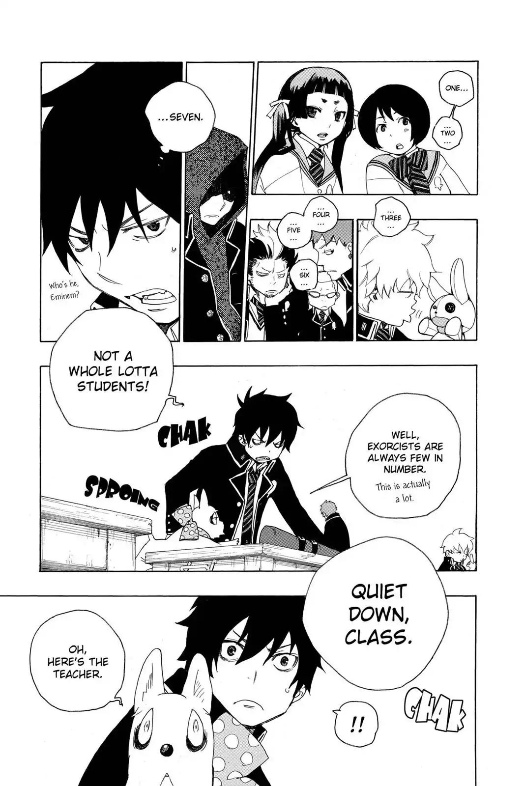 Ao no Exorcist Chapter 2 page 18 - Chapter 2: Big Brother, Little Brother