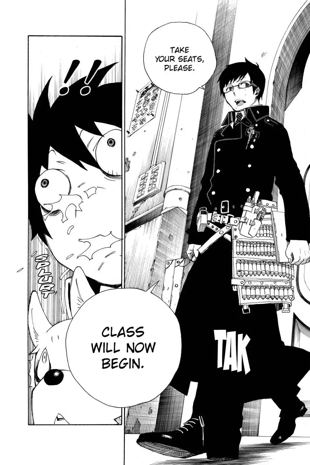 Ao no Exorcist Chapter 2 page 19 - Chapter 2: Big Brother, Little Brother