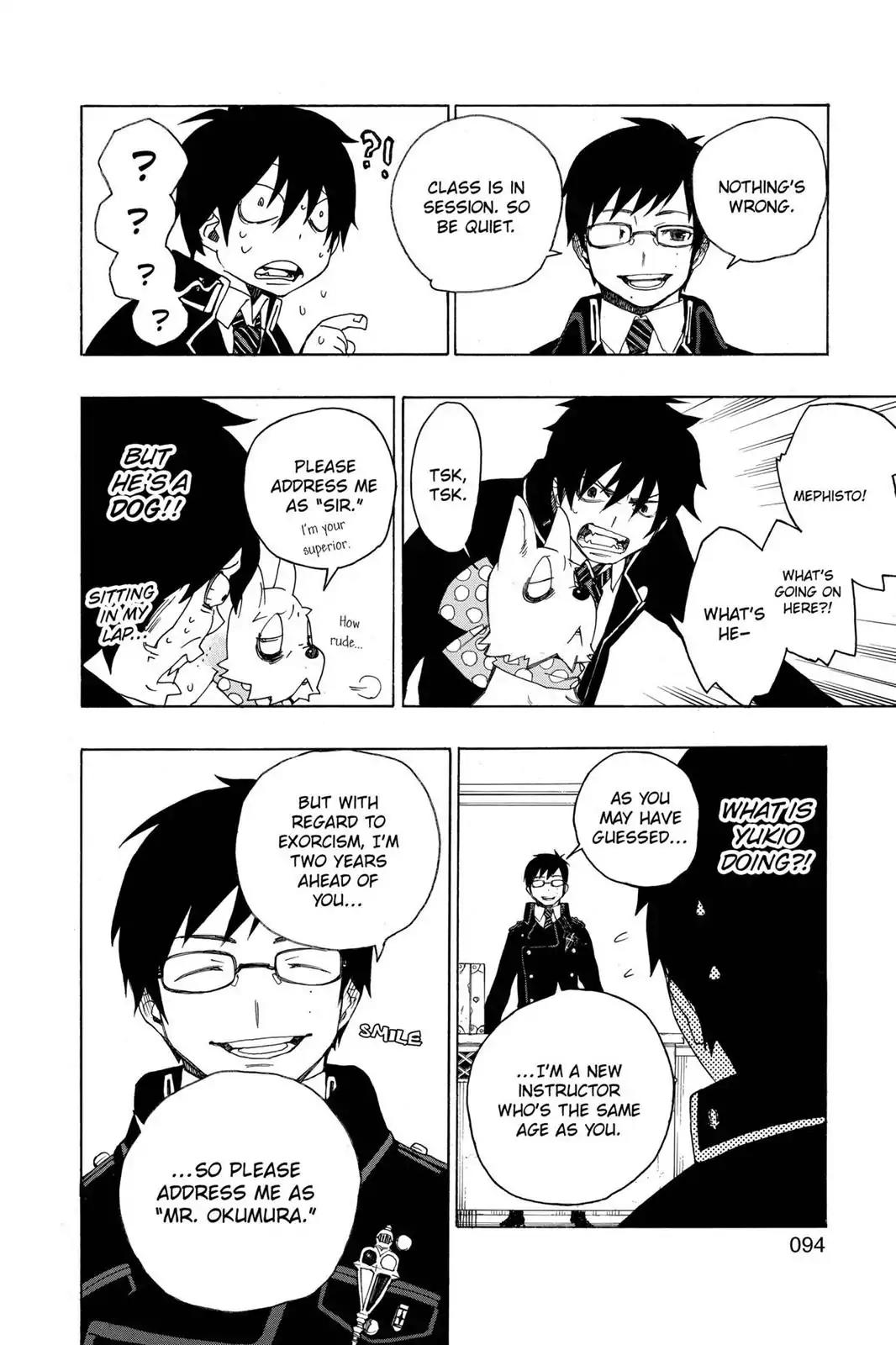 Ao no Exorcist Chapter 2 page 21 - Chapter 2: Big Brother, Little Brother