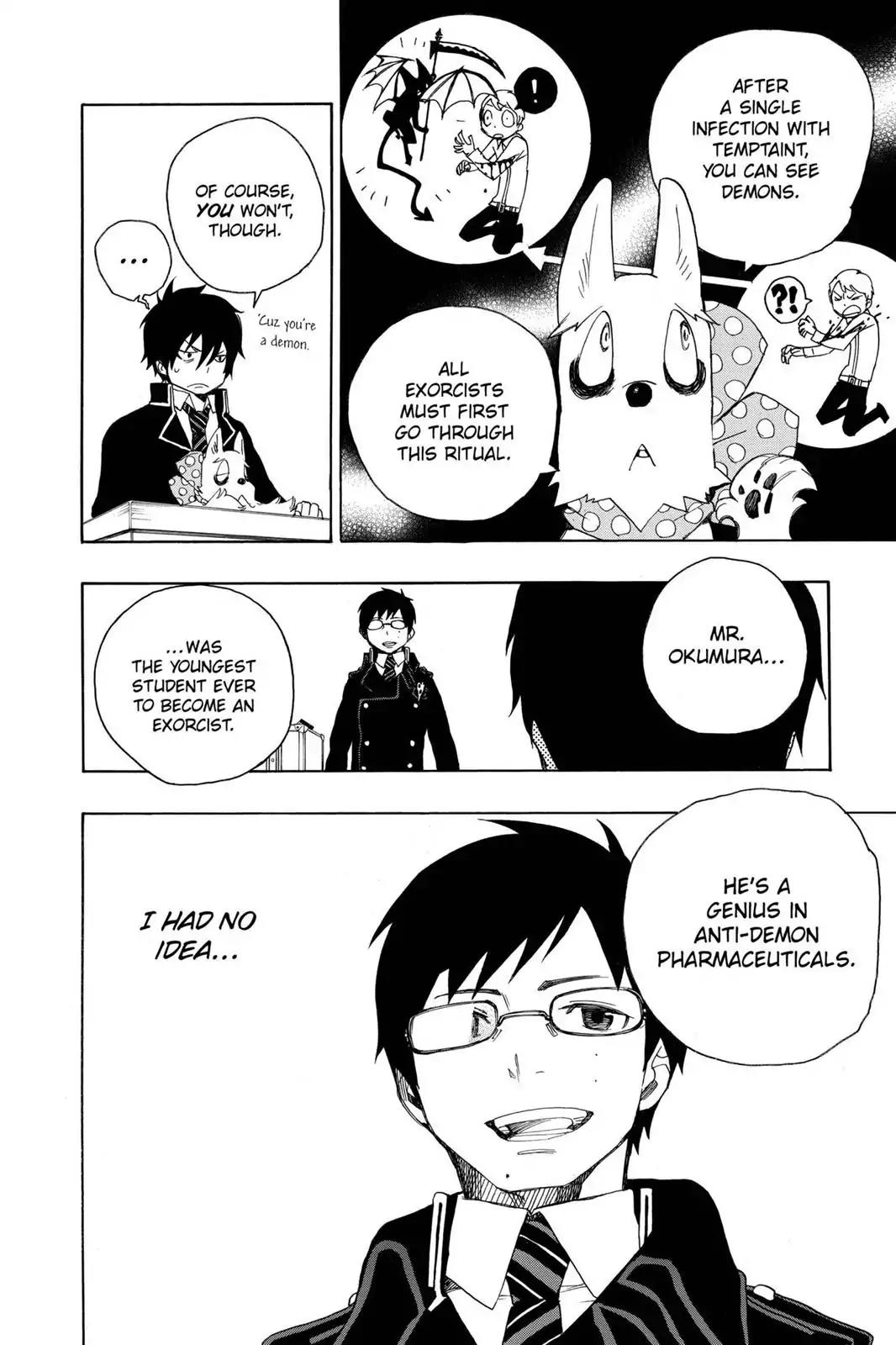 Ao no Exorcist Chapter 2 page 23 - Chapter 2: Big Brother, Little Brother