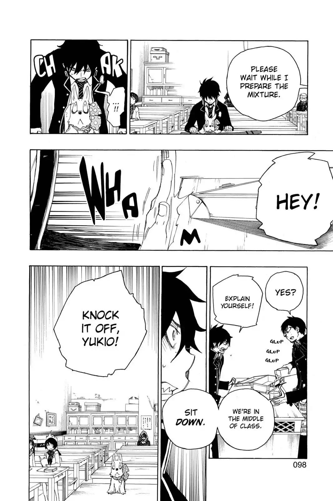 Ao no Exorcist Chapter 2 page 25 - Chapter 2: Big Brother, Little Brother