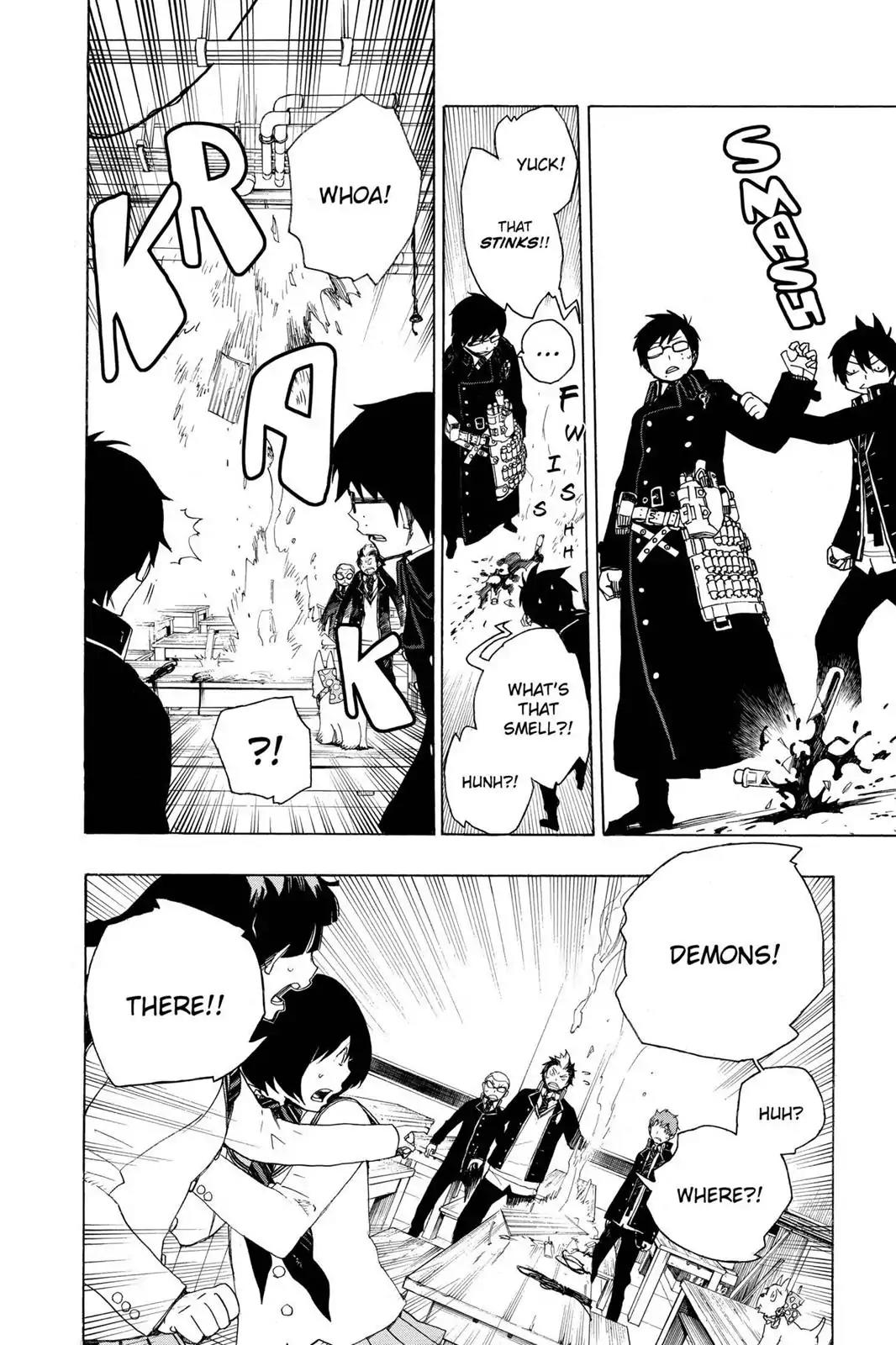 Ao no Exorcist Chapter 2 page 27 - Chapter 2: Big Brother, Little Brother