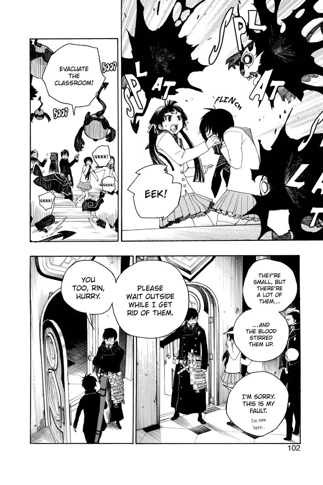 Ao no Exorcist Chapter 2 page 29 - Chapter 2: Big Brother, Little Brother