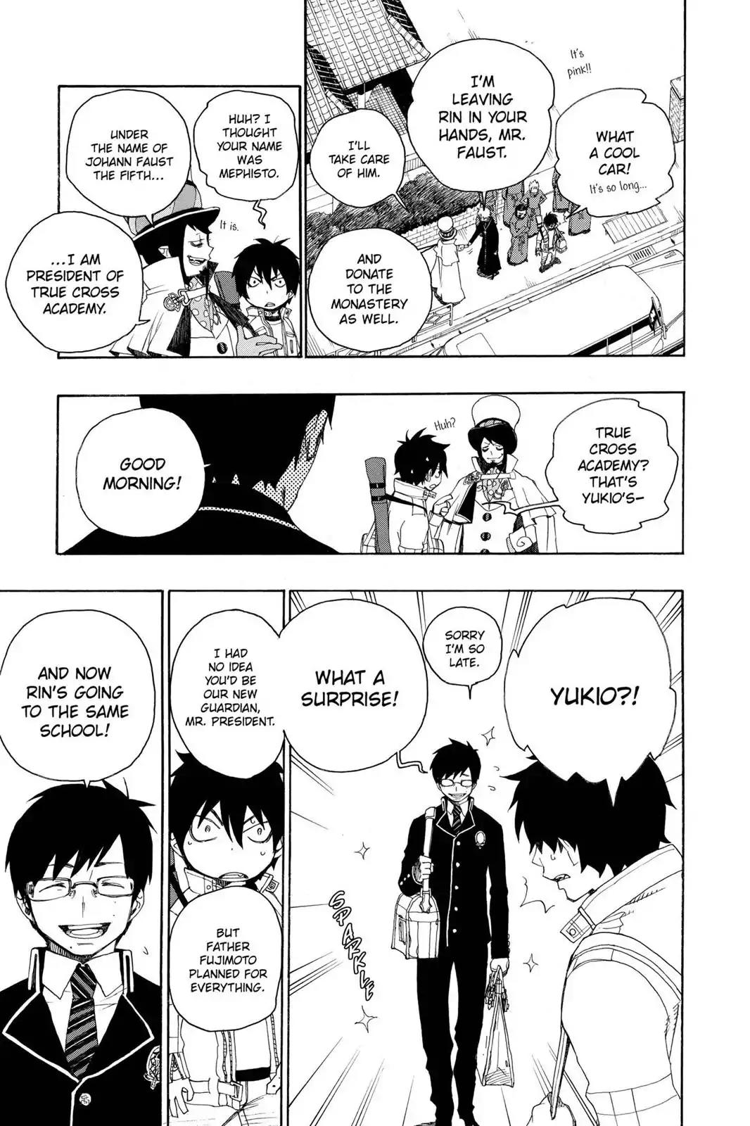 Ao no Exorcist Chapter 2 page 3 - Chapter 2: Big Brother, Little Brother