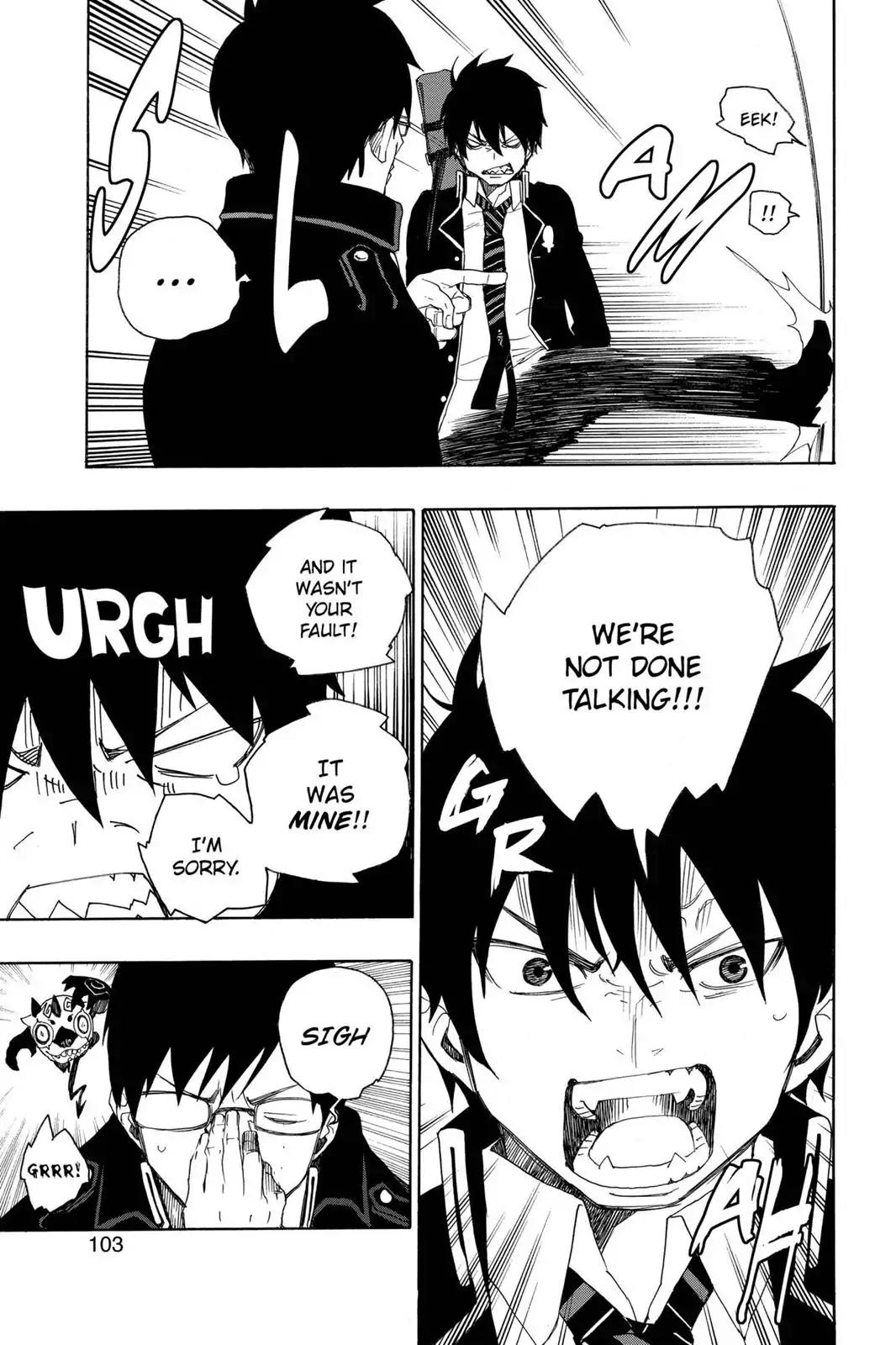 Ao no Exorcist Chapter 2 page 30 - Chapter 2: Big Brother, Little Brother