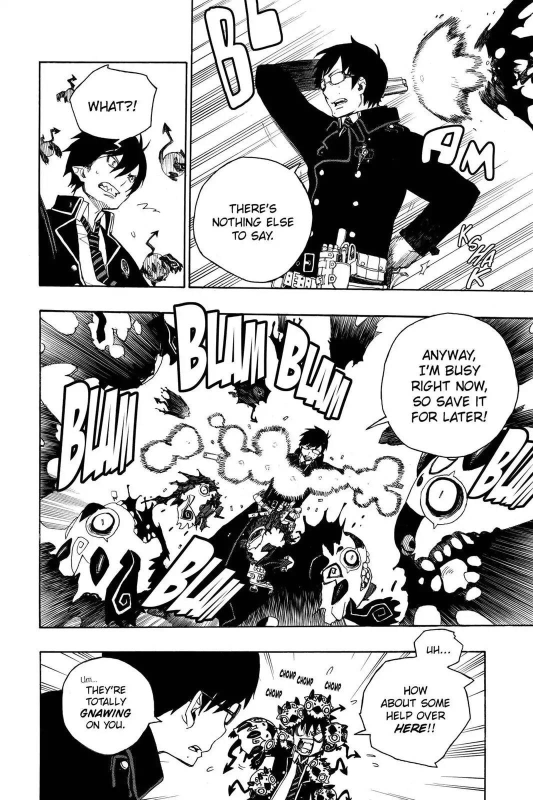 Ao no Exorcist Chapter 2 page 31 - Chapter 2: Big Brother, Little Brother