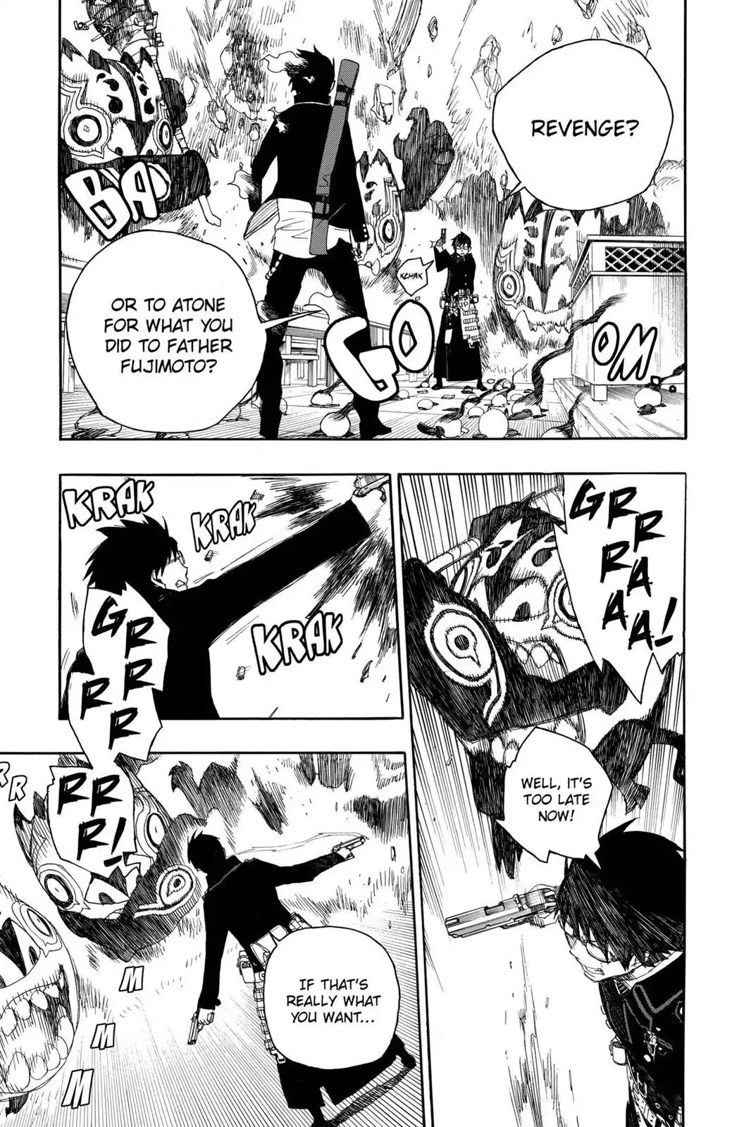 Ao no Exorcist Chapter 2 page 34 - Chapter 2: Big Brother, Little Brother