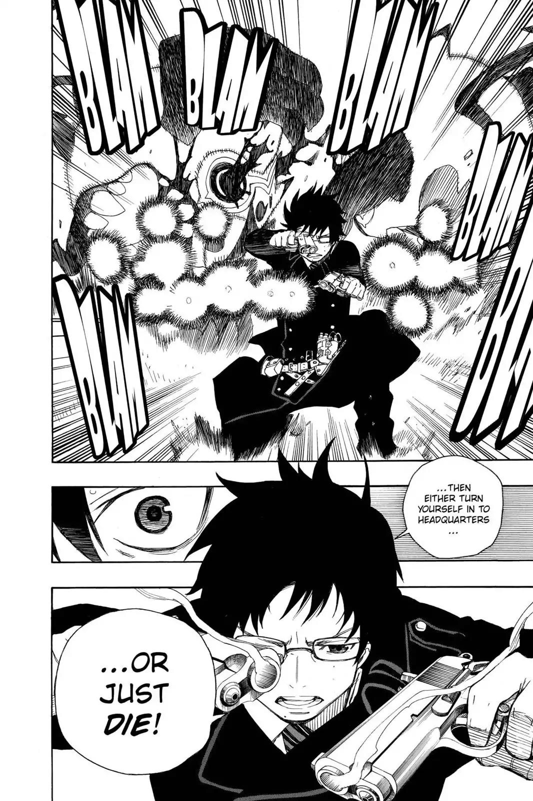 Ao no Exorcist Chapter 2 page 35 - Chapter 2: Big Brother, Little Brother