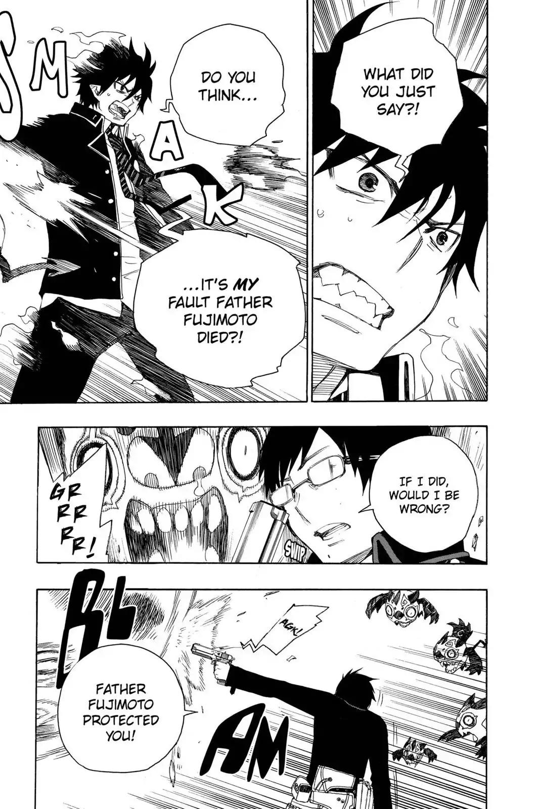 Ao no Exorcist Chapter 2 page 36 - Chapter 2: Big Brother, Little Brother