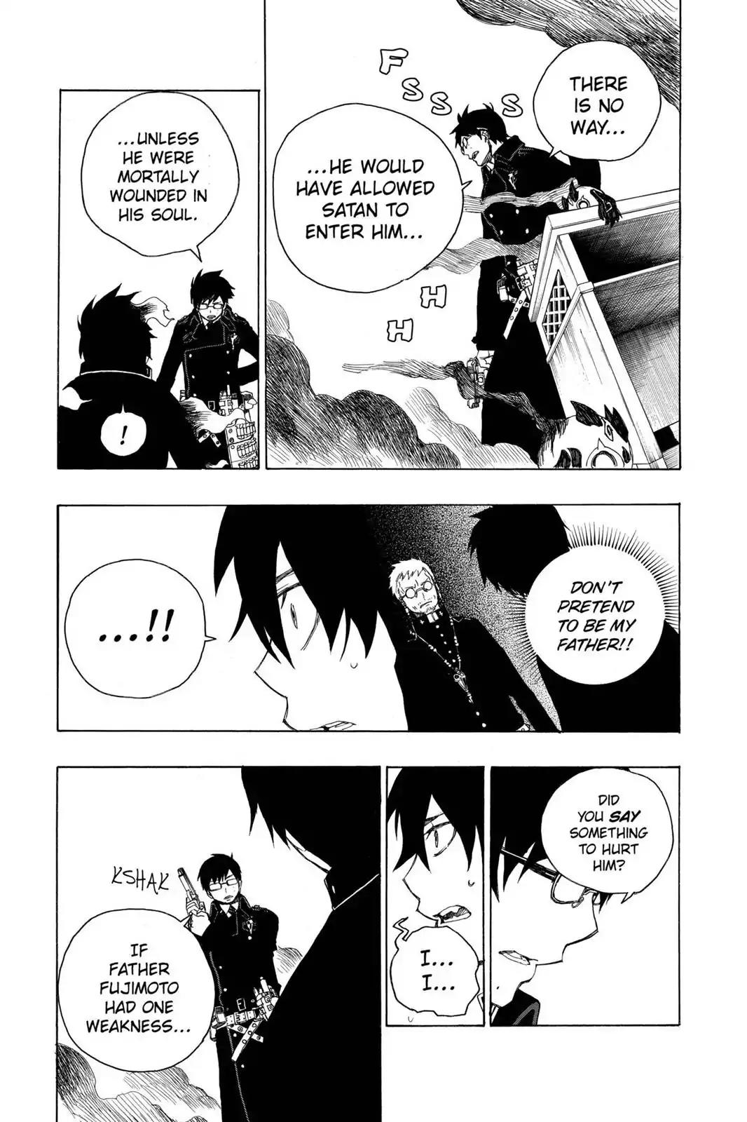Ao no Exorcist Chapter 2 page 38 - Chapter 2: Big Brother, Little Brother