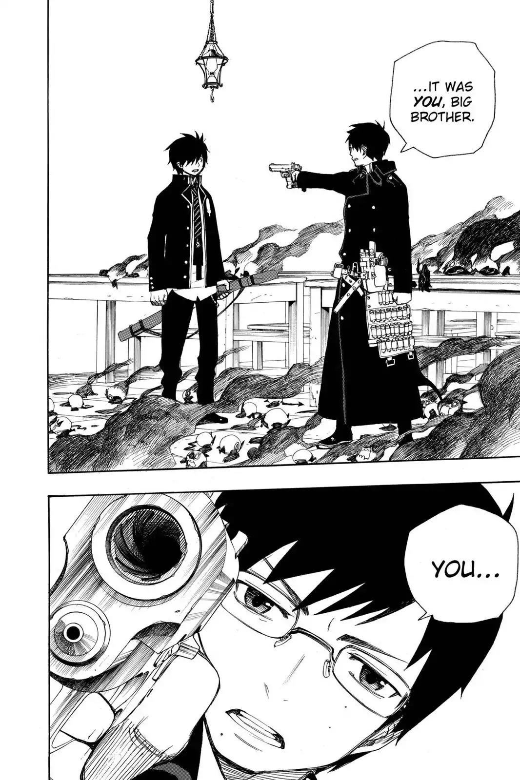 Ao no Exorcist Chapter 2 page 39 - Chapter 2: Big Brother, Little Brother
