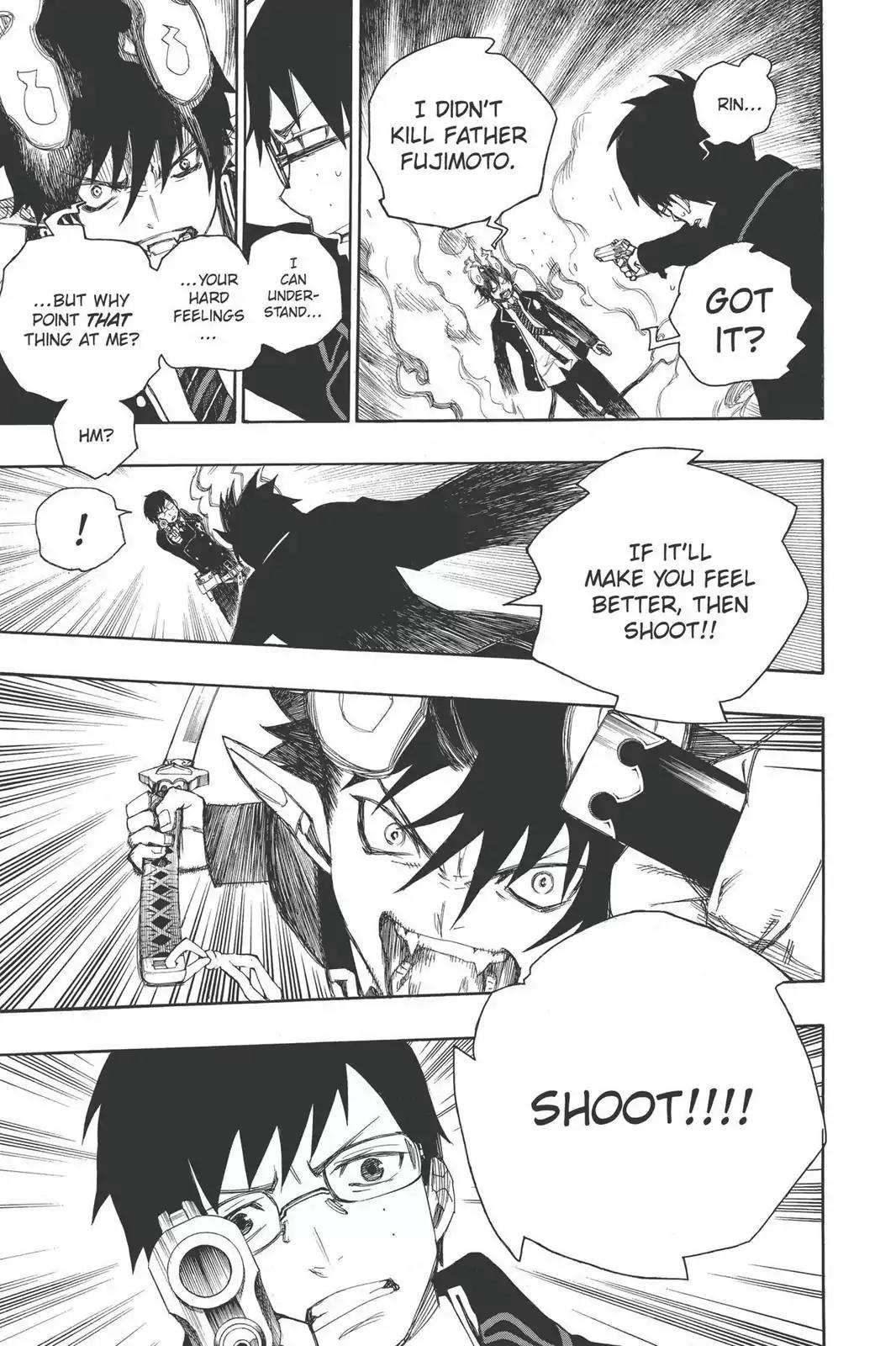 Ao no Exorcist Chapter 2 page 42 - Chapter 2: Big Brother, Little Brother