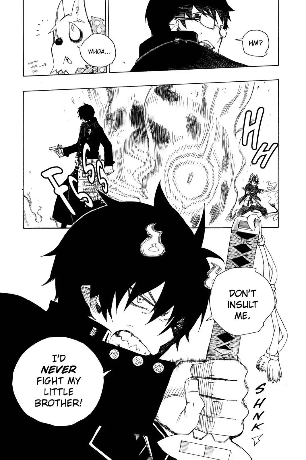 Ao no Exorcist Chapter 2 page 44 - Chapter 2: Big Brother, Little Brother
