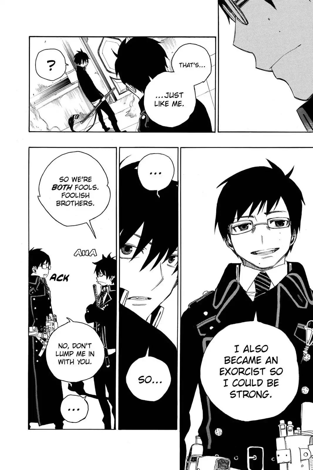 Ao no Exorcist Chapter 2 page 47 - Chapter 2: Big Brother, Little Brother