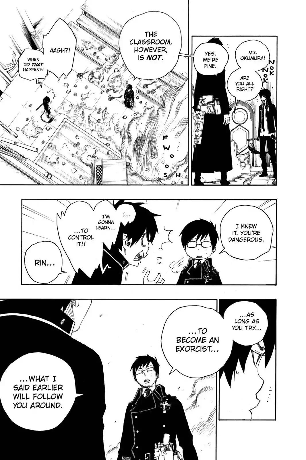 Ao no Exorcist Chapter 2 page 48 - Chapter 2: Big Brother, Little Brother
