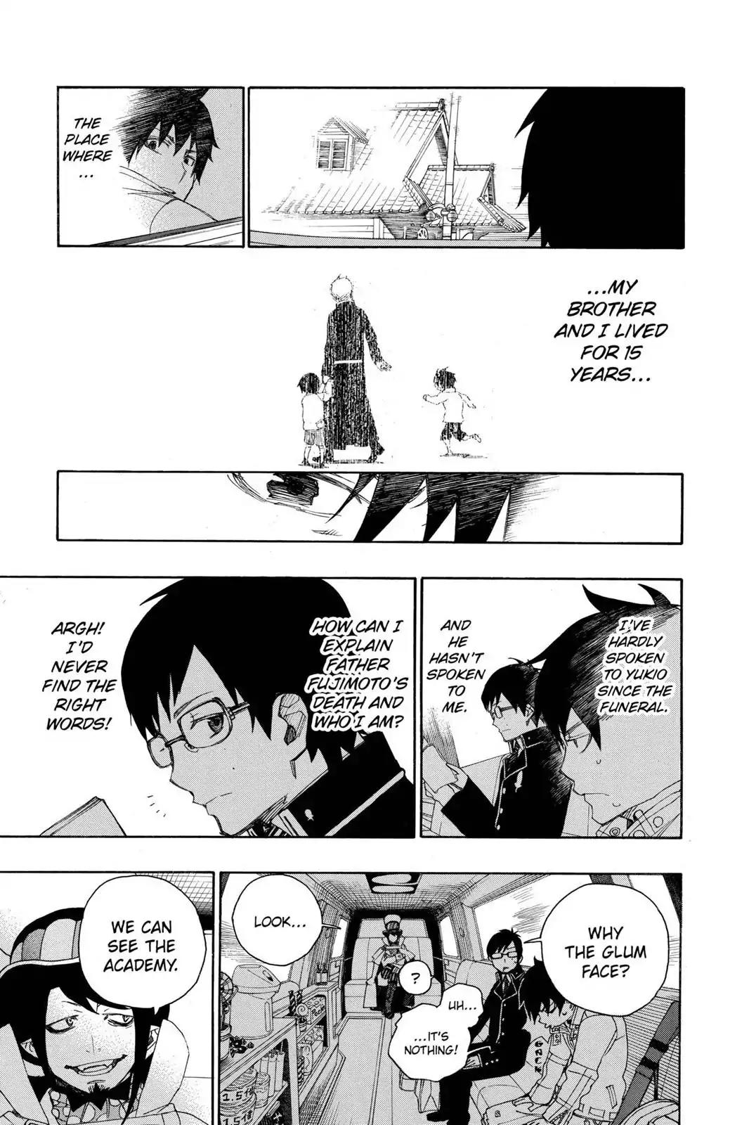 Ao no Exorcist Chapter 2 page 5 - Chapter 2: Big Brother, Little Brother