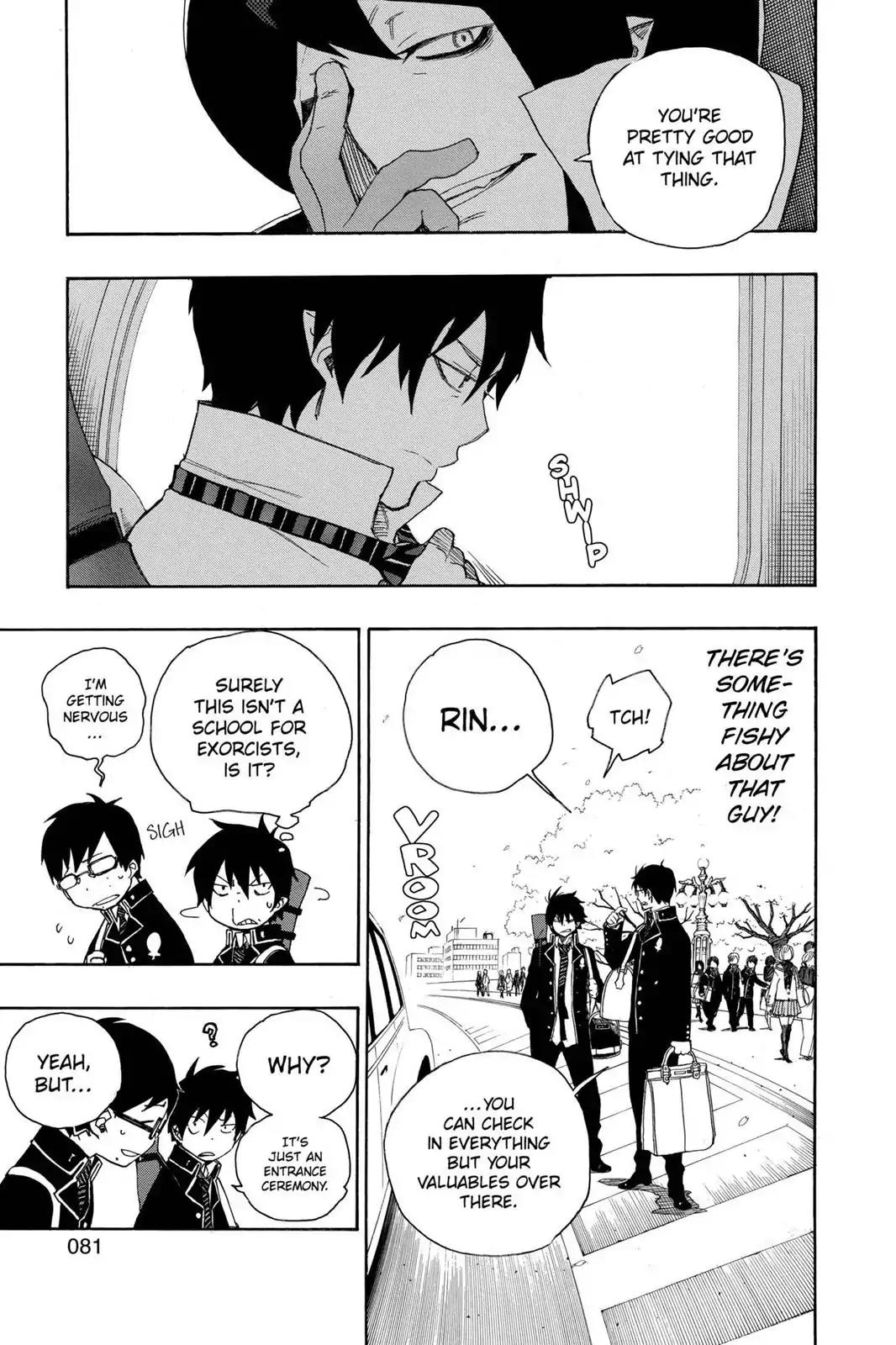 Ao no Exorcist Chapter 2 page 8 - Chapter 2: Big Brother, Little Brother