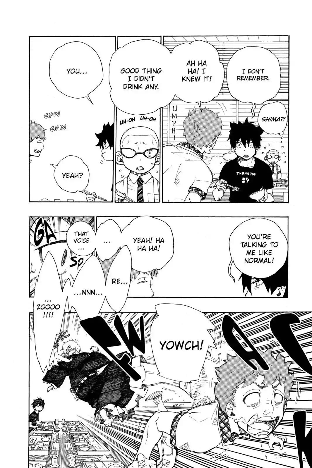 Ao no Exorcist Chapter 20 page 11 - Chapter 20: Traitor