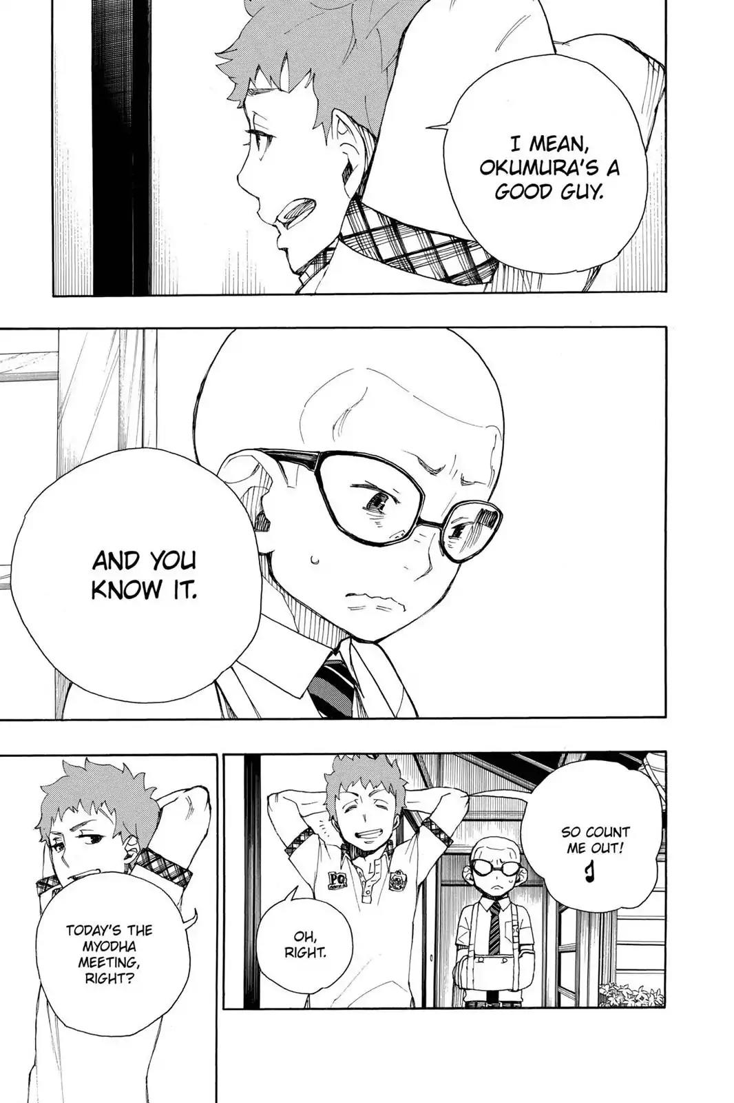 Ao no Exorcist Chapter 20 page 18 - Chapter 20: Traitor
