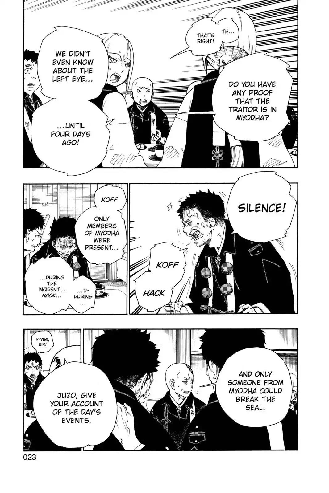 Ao no Exorcist Chapter 20 page 23 - Chapter 20: Traitor