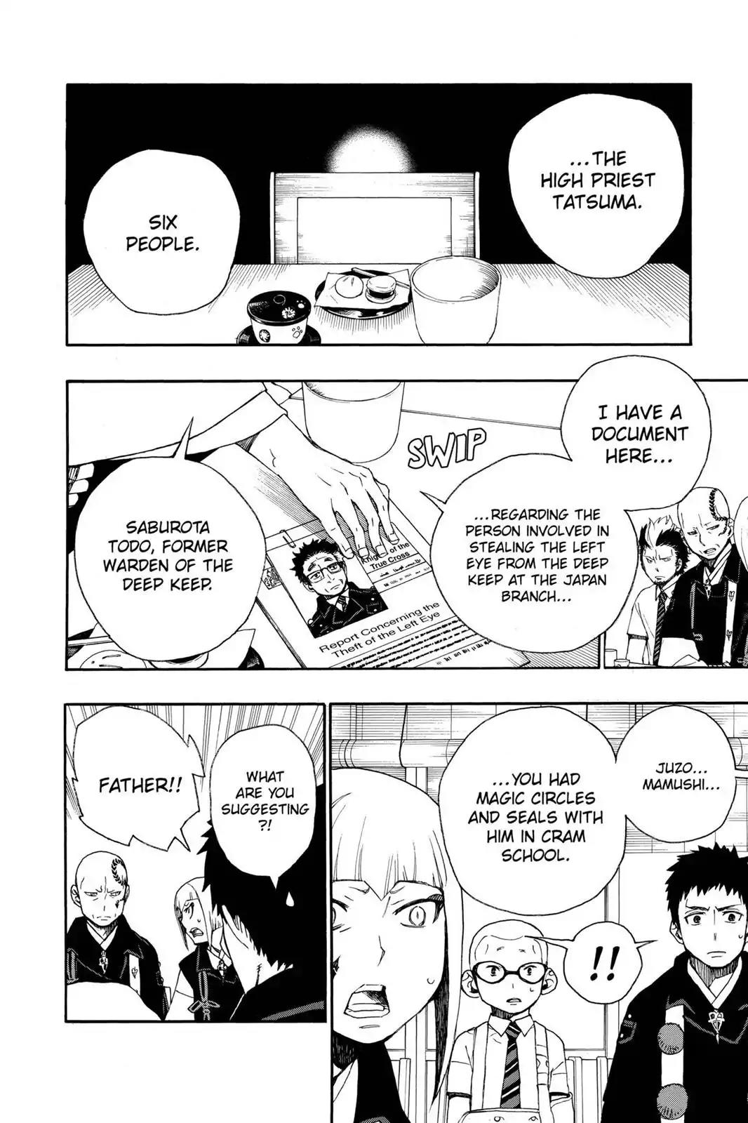 Ao no Exorcist Chapter 20 page 32 - Chapter 20: Traitor