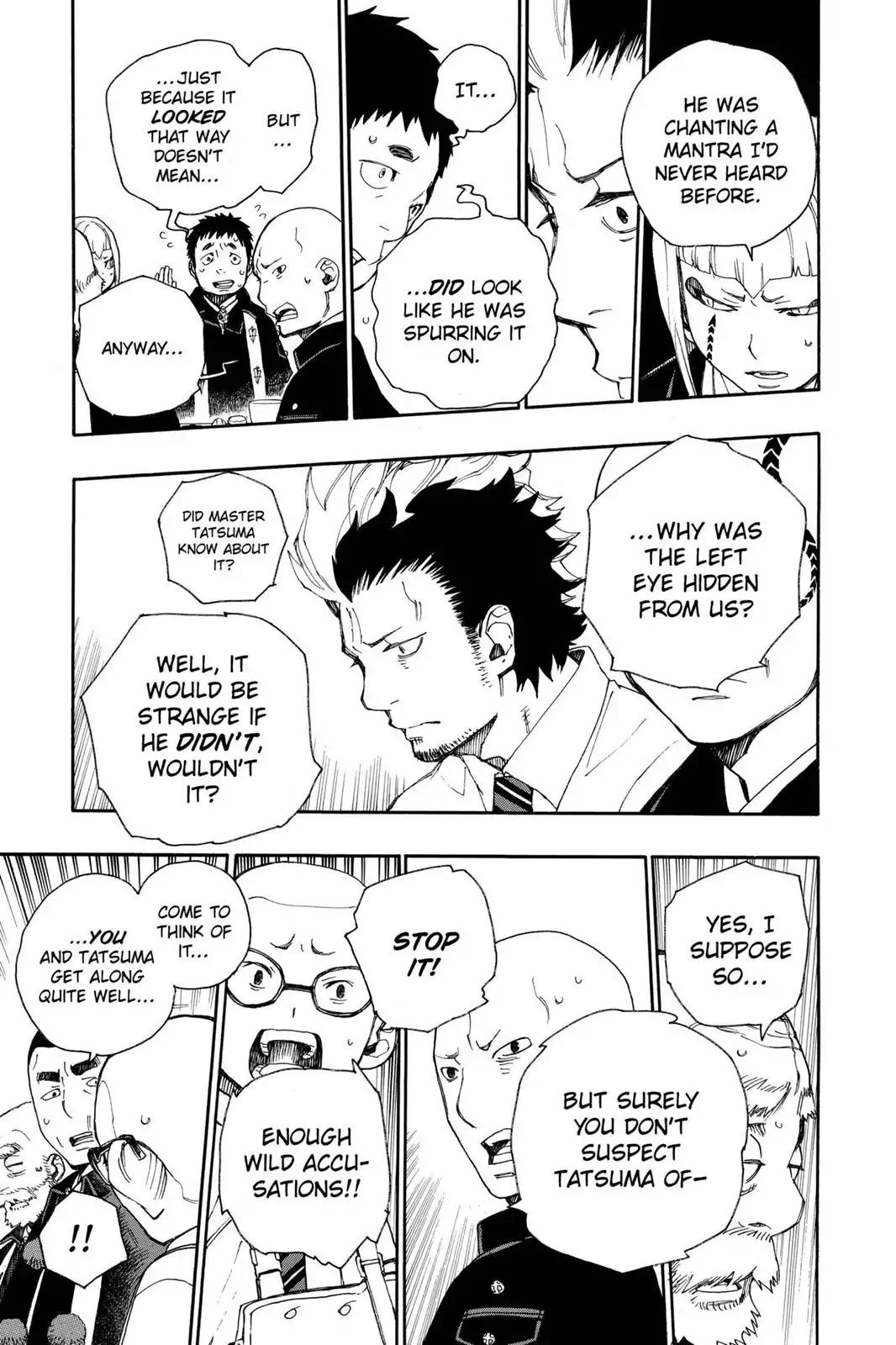 Ao no Exorcist Chapter 20 page 35 - Chapter 20: Traitor