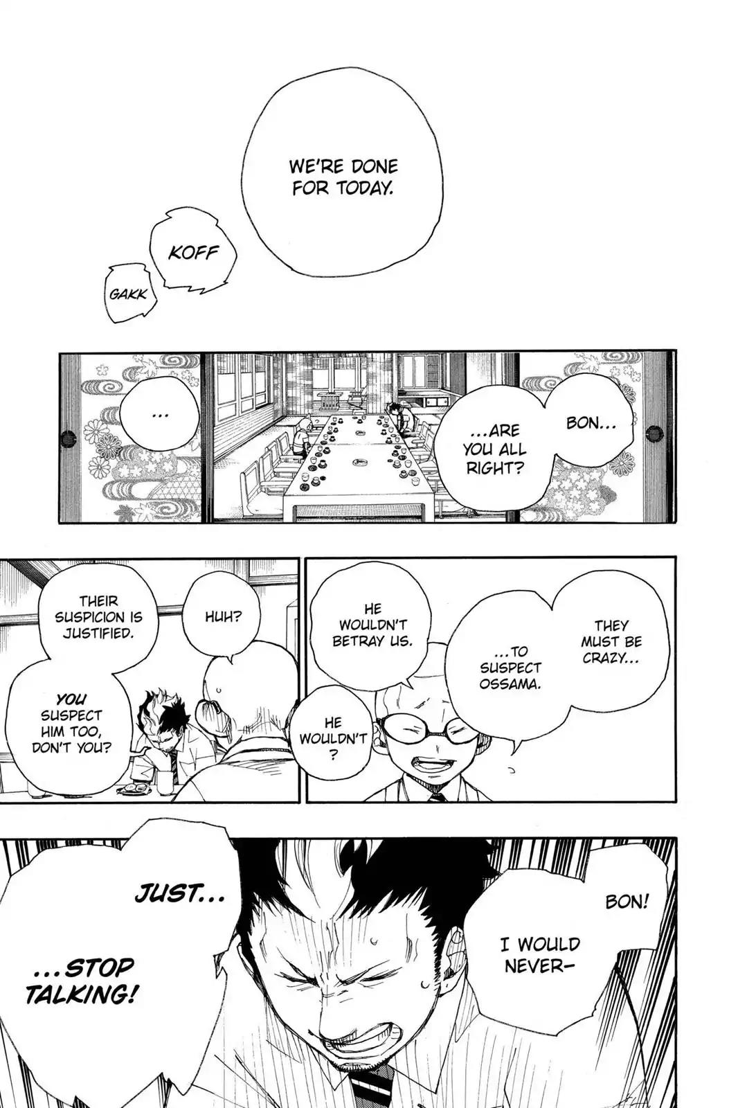 Ao no Exorcist Chapter 20 page 37 - Chapter 20: Traitor
