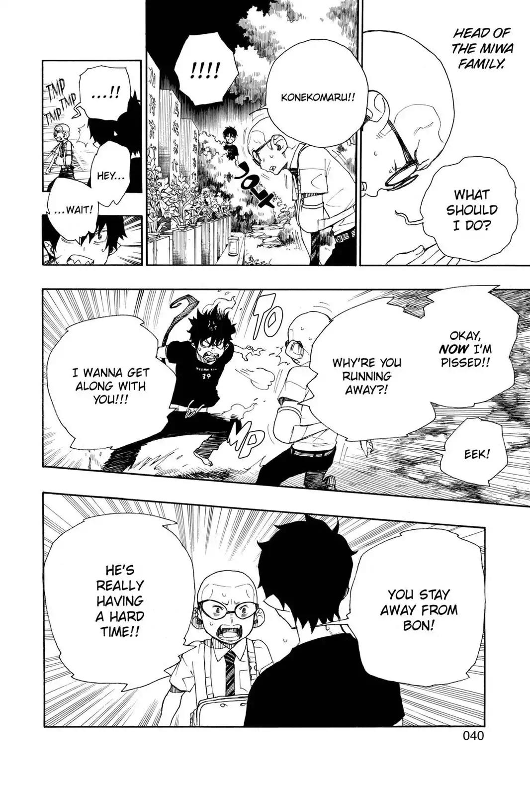 Ao no Exorcist Chapter 20 page 40 - Chapter 20: Traitor