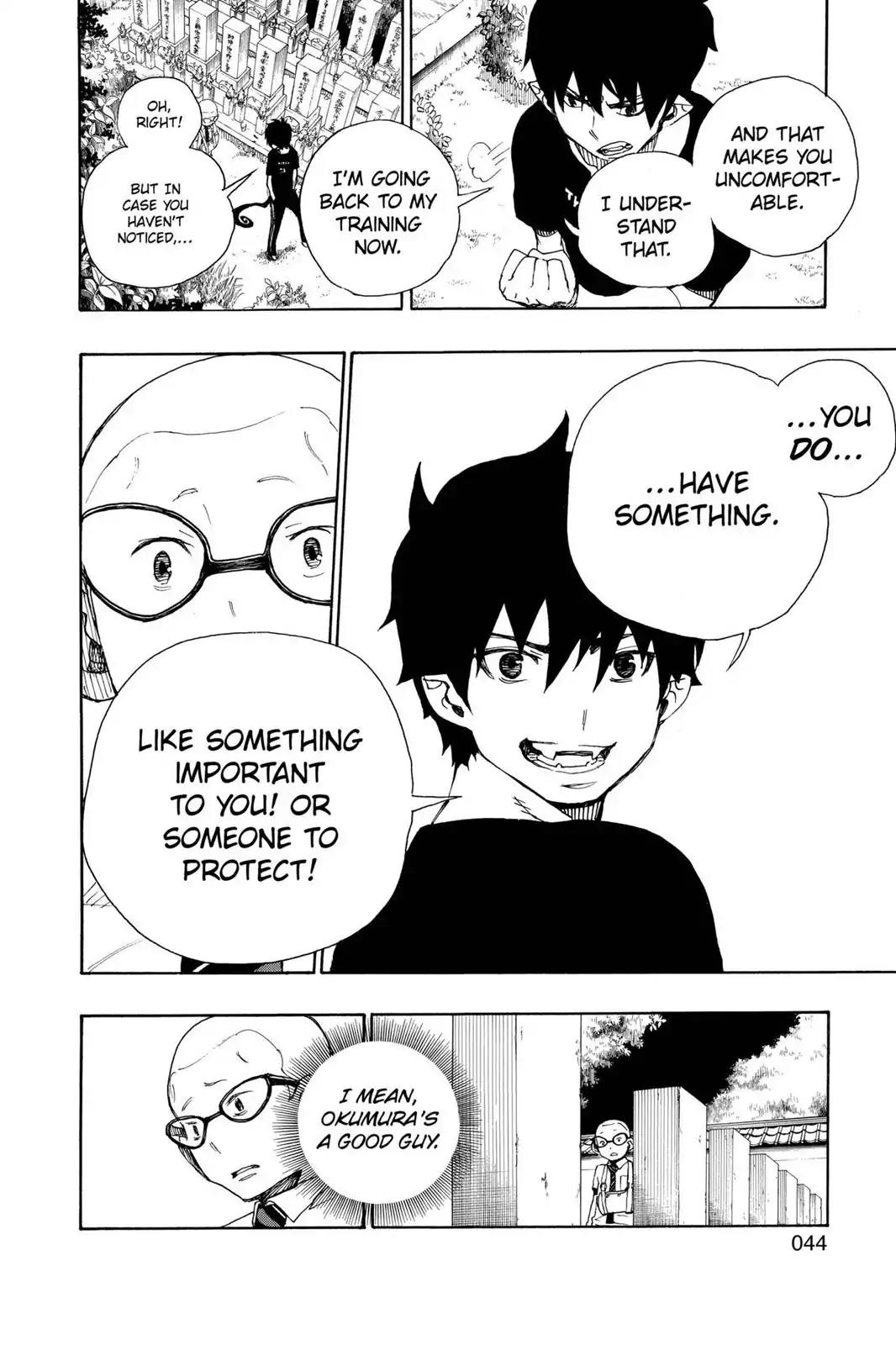 Ao no Exorcist Chapter 20 page 44 - Chapter 20: Traitor