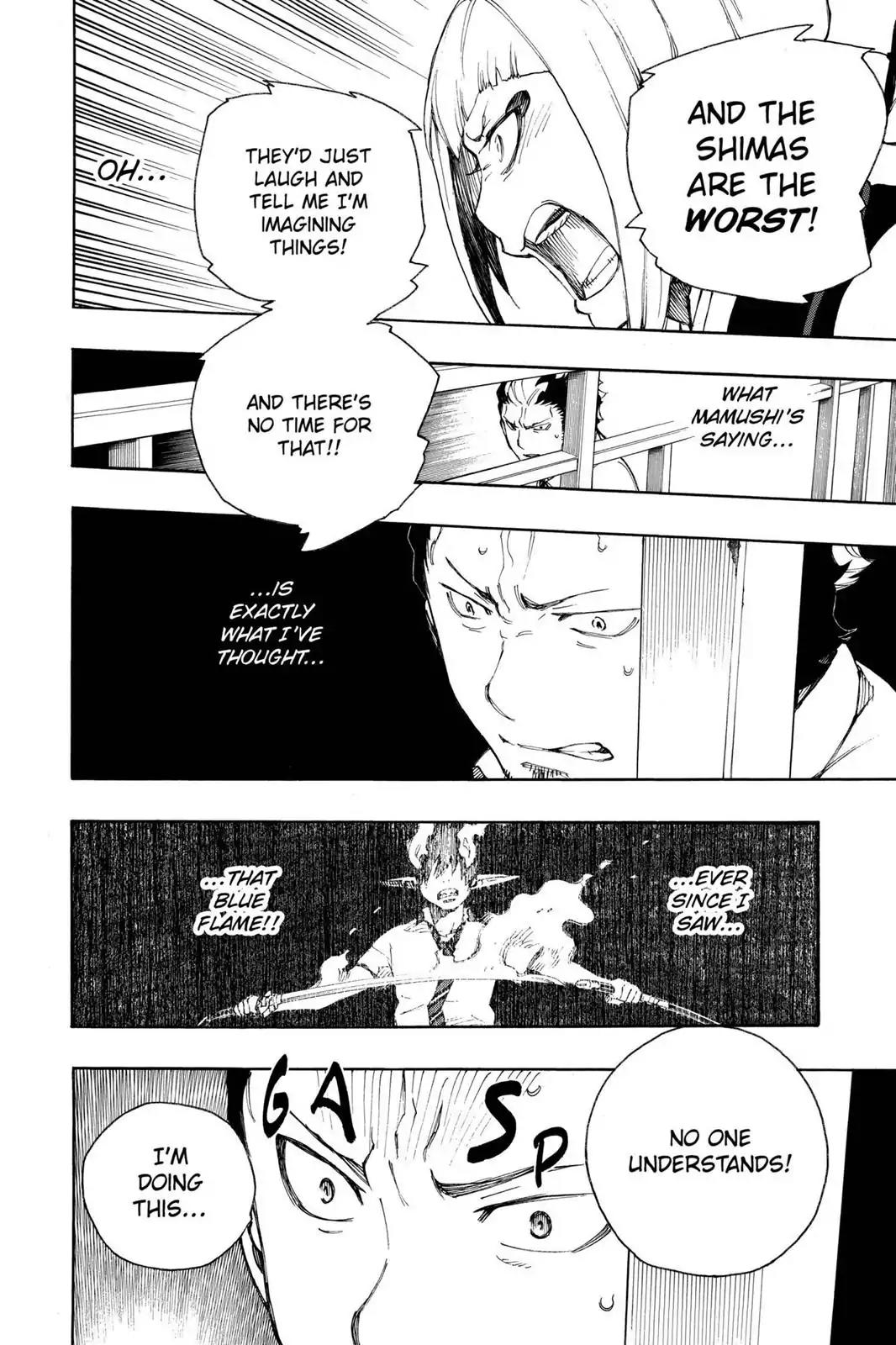 Ao no Exorcist Chapter 21 page 20 - Chapter 21: Calamity