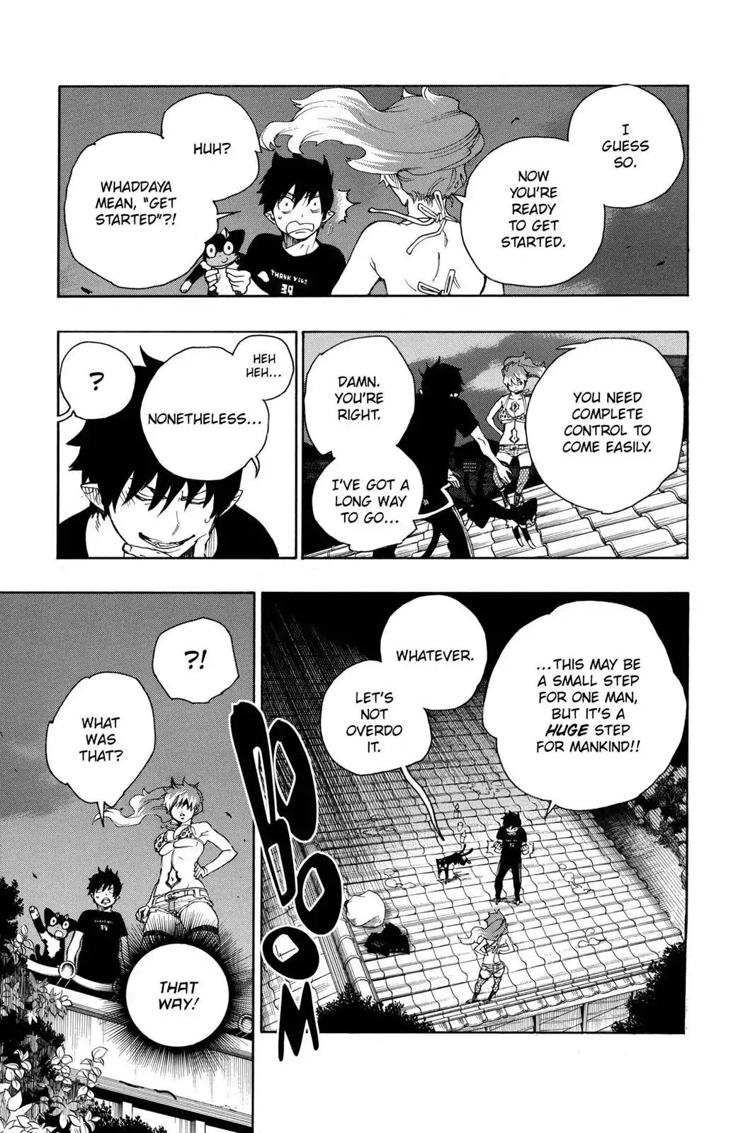 Ao no Exorcist Chapter 21 page 25 - Chapter 21: Calamity