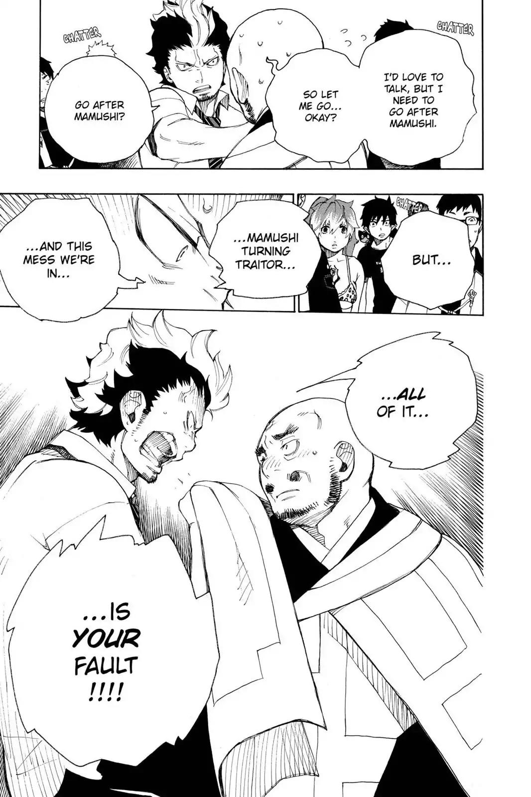 Ao no Exorcist Chapter 21 page 32 - Chapter 21: Calamity