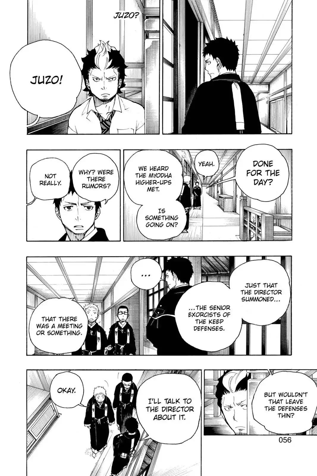 Ao no Exorcist Chapter 21 page 8 - Chapter 21: Calamity