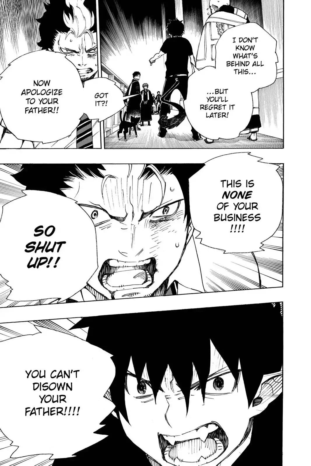 Ao no Exorcist Chapter 22 page 11 - Chapter 22: Flare-up