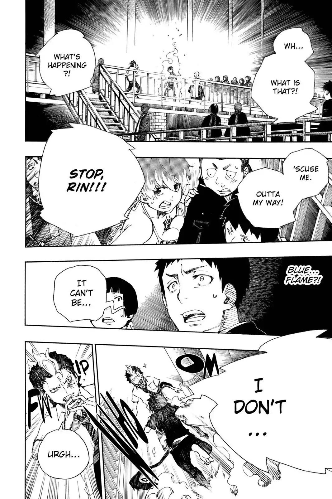 Ao no Exorcist Chapter 22 page 14 - Chapter 22: Flare-up