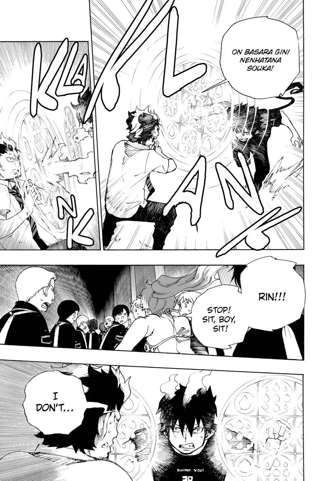 Ao no Exorcist Chapter 22 page 15 - Chapter 22: Flare-up