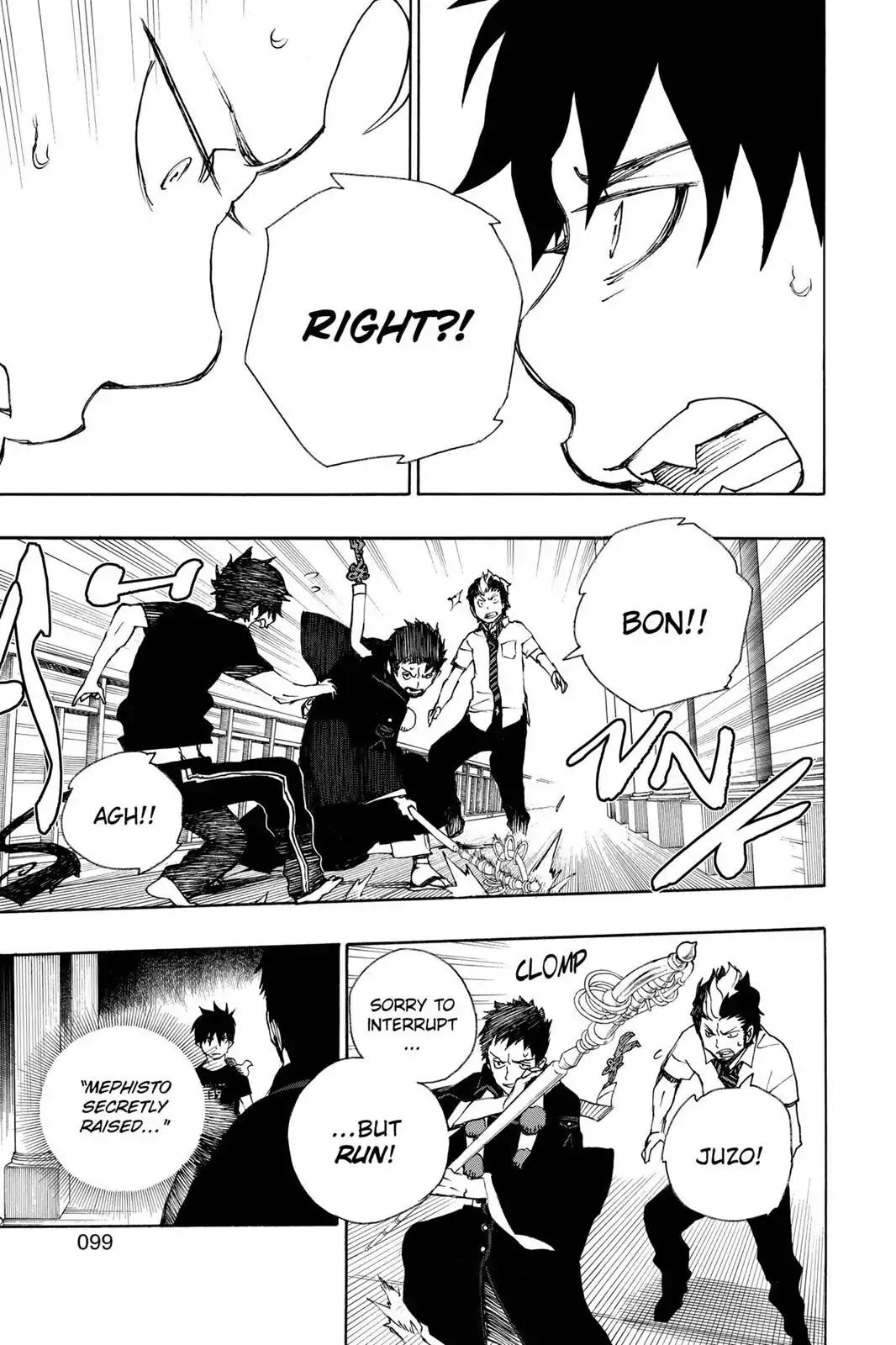 Ao no Exorcist Chapter 22 page 17 - Chapter 22: Flare-up