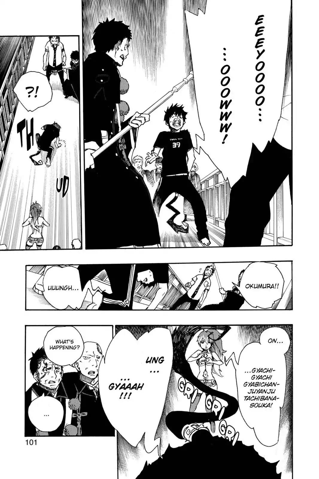 Ao no Exorcist Chapter 22 page 19 - Chapter 22: Flare-up