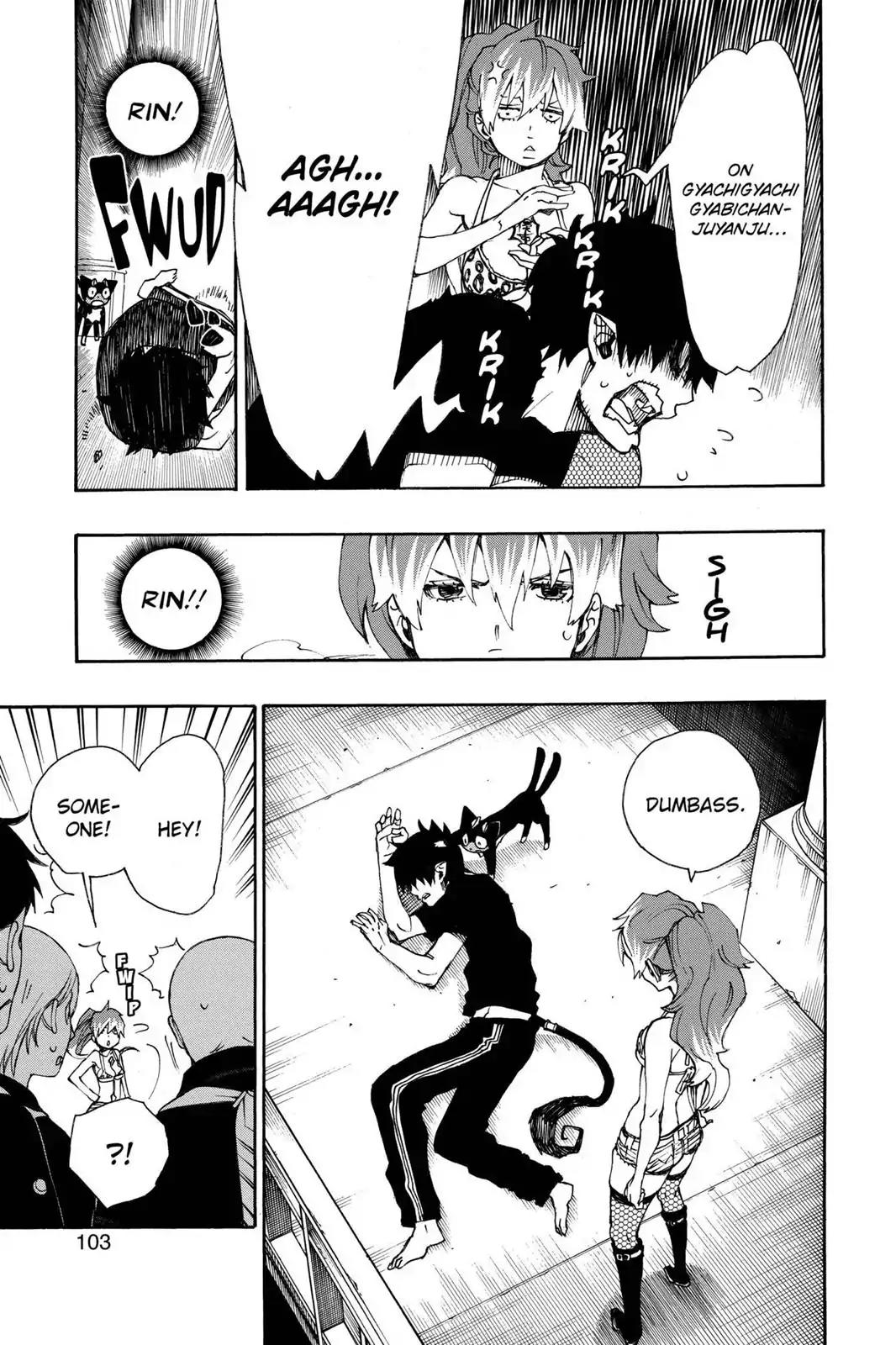 Ao no Exorcist Chapter 22 page 21 - Chapter 22: Flare-up
