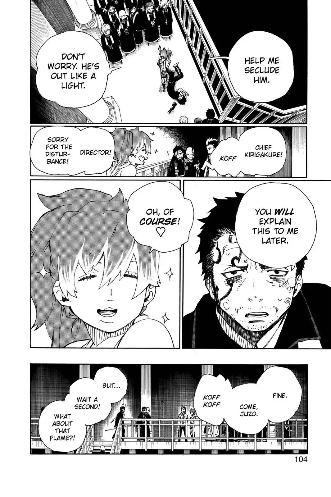 Ao no Exorcist Chapter 22 page 22 - Chapter 22: Flare-up