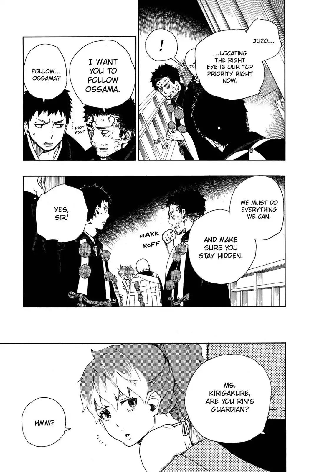Ao no Exorcist Chapter 22 page 23 - Chapter 22: Flare-up