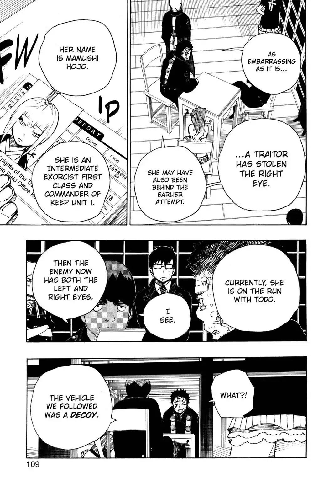 Ao no Exorcist Chapter 22 page 27 - Chapter 22: Flare-up