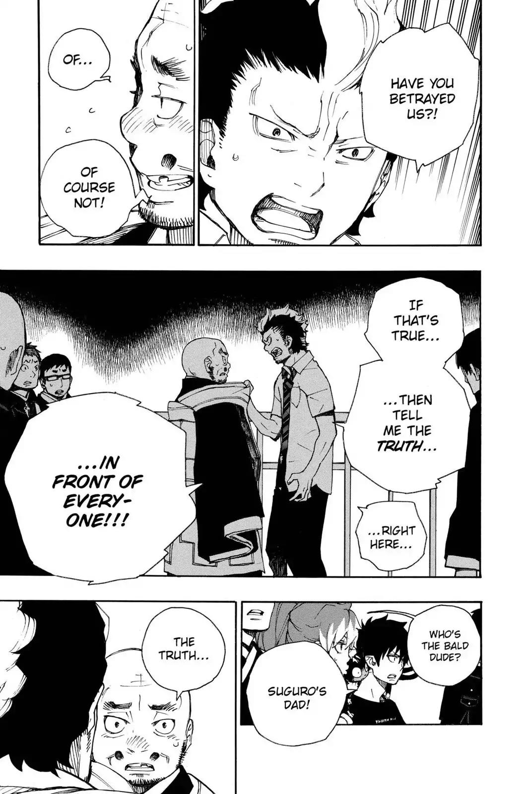 Ao no Exorcist Chapter 22 page 5 - Chapter 22: Flare-up
