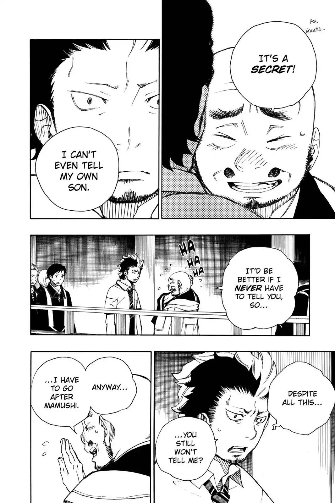 Ao no Exorcist Chapter 22 page 6 - Chapter 22: Flare-up