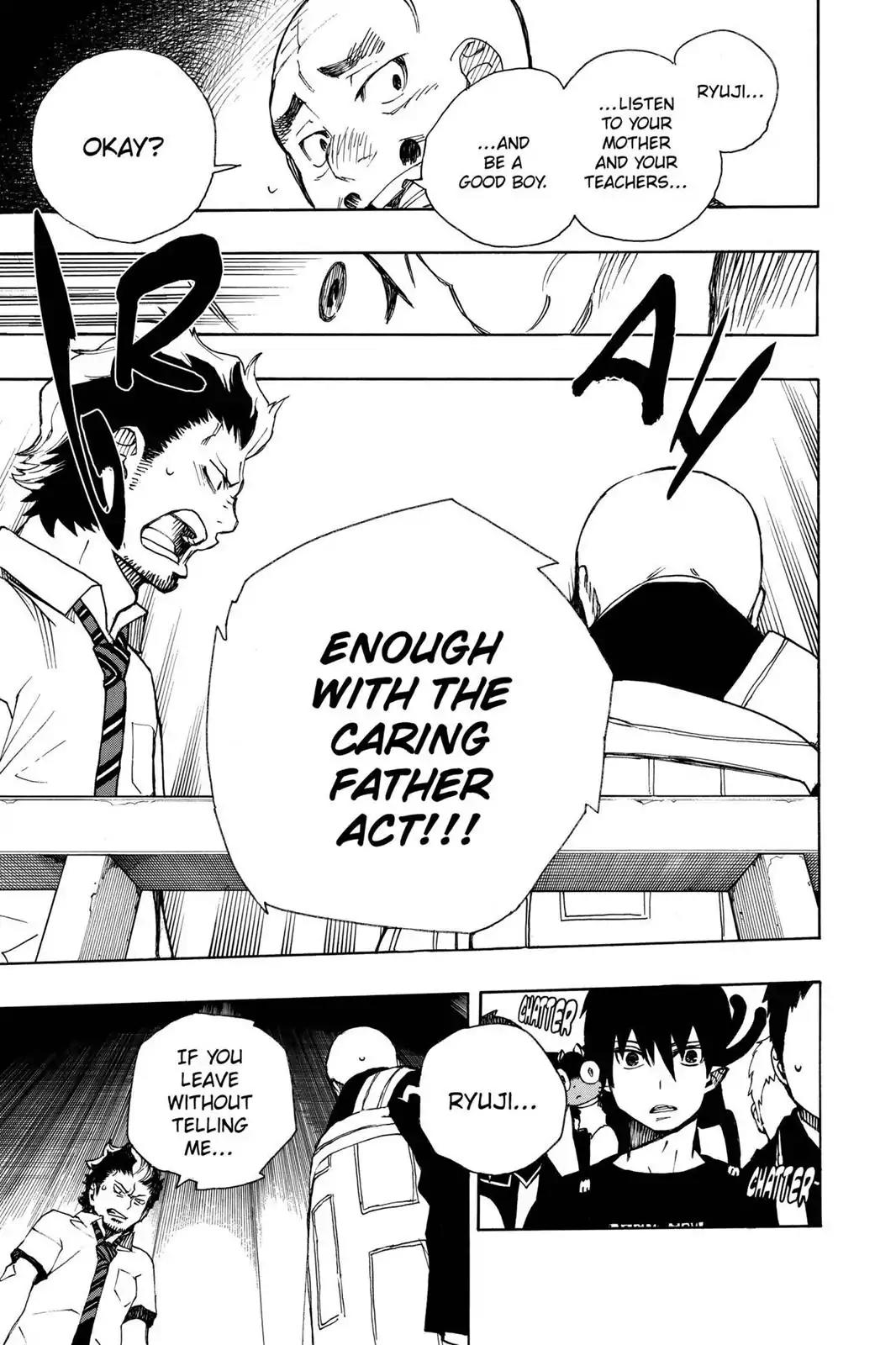 Ao no Exorcist Chapter 22 page 7 - Chapter 22: Flare-up