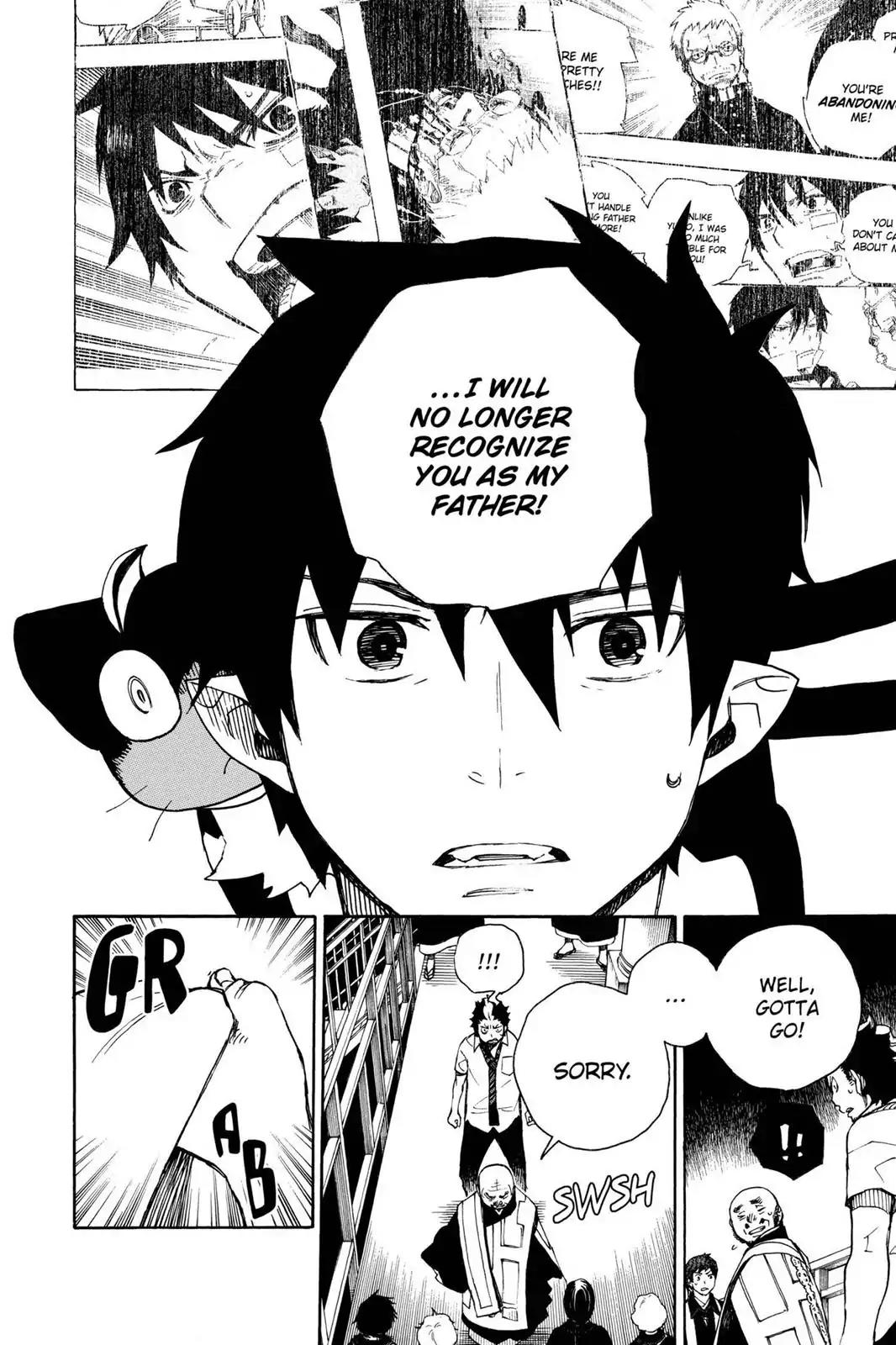 Ao no Exorcist Chapter 22 page 8 - Chapter 22: Flare-up