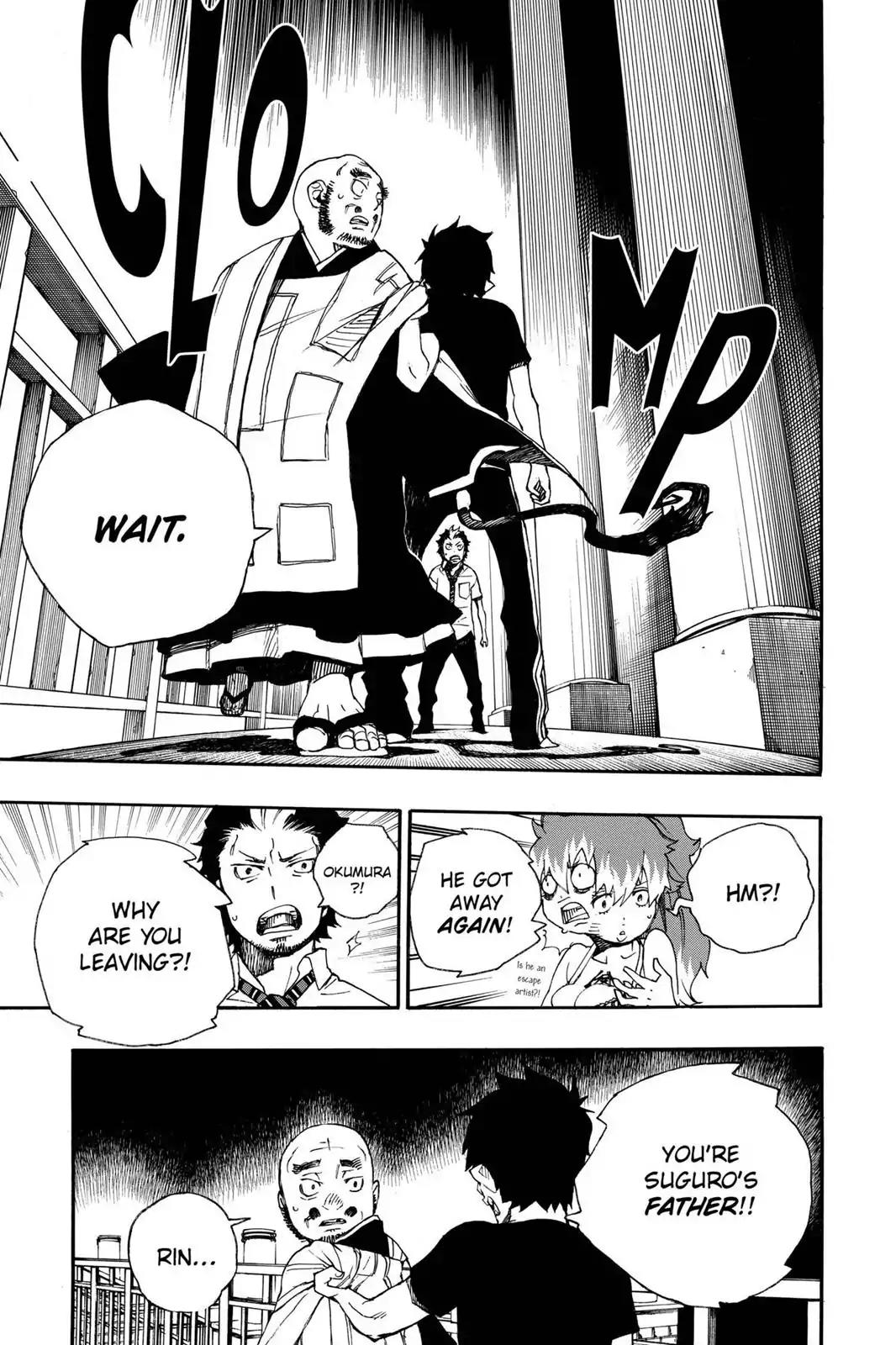 Ao no Exorcist Chapter 22 page 9 - Chapter 22: Flare-up